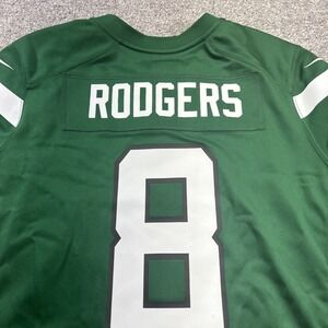Women's Nike Aaron Rodgers Jersey Green New York Jets NFL Players NWT Size:Large